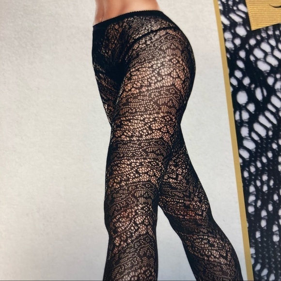 BACI Sz Queen After Dark  Lacy Panty Hose - Picture 5 of 6